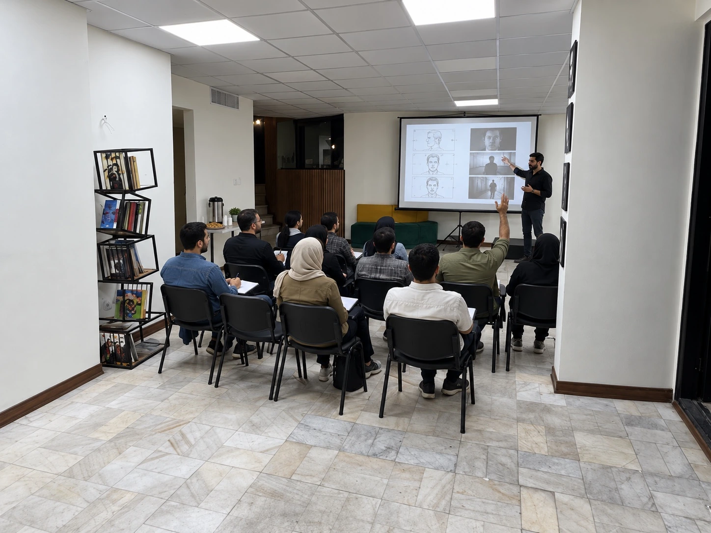 سالن اصلی — مشارکت و پرسش‌وپاسخ